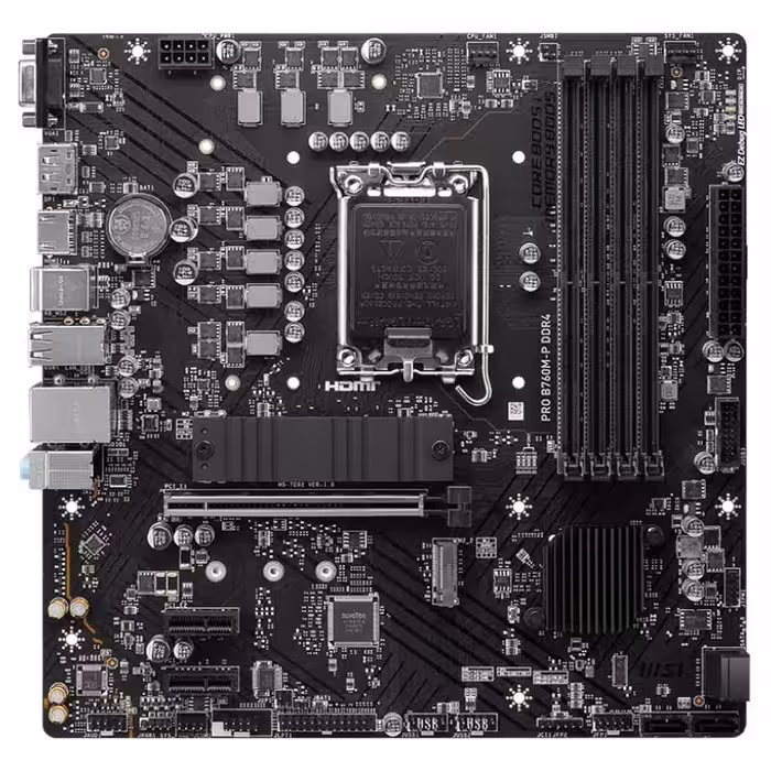 مادربورد ام اس آی مدل PRO B760M-P با سوکت پردازنده LGA 1700