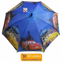 چتر پسرانه کارتونی ماشین های مک کوئین McQueen فنر مشکی HCH-014