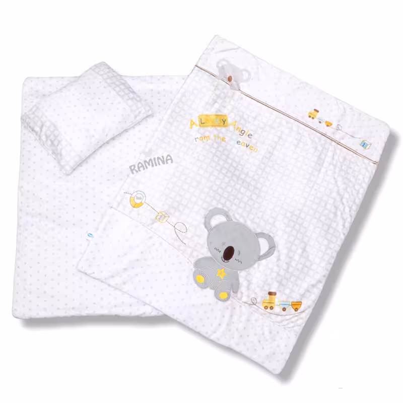 ست رختخواب نوزاد پسرانه 3 تکه طرح کوآلا پلی گرو Playgro