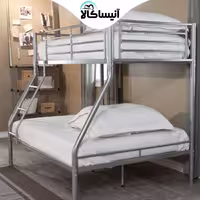تخت خواب فلزی دو طبقه آنیسا مدل S90