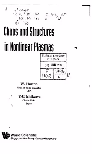 خرید و دانلود نسخه کامل کتاب Chaos and structures in nonlinear plasmas