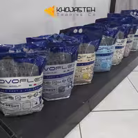 پودر بندکشی و آب بندی طوسی روشن 5 کیلویی نووافلکس