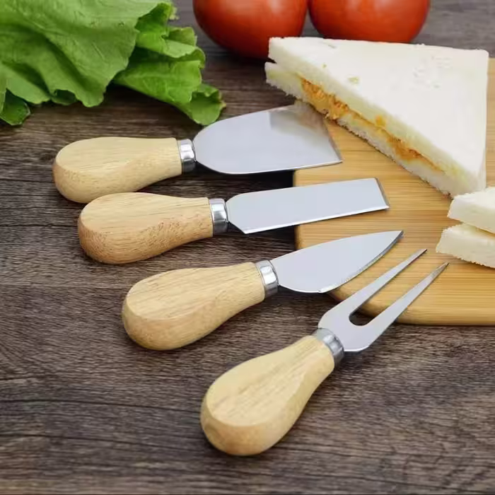 ست چاقوی صبحانه خوری دسته چوبی | amazonchi