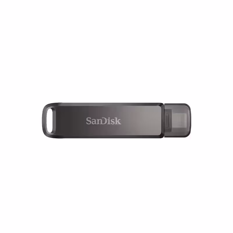 فلش مموری سن دیسک مدل iXpand Flash Drive Luxe USB Type-C And Lightning ظرفیت 128 گیگابایت