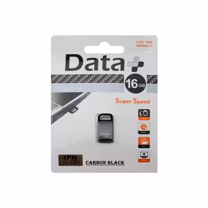 فلش مموری دیتا پلاس USB 2.0 CARBON BLACK ظرفیت 16 گیگابایت
