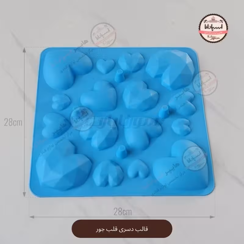 قالب سیلیکونی دسری قلب جور