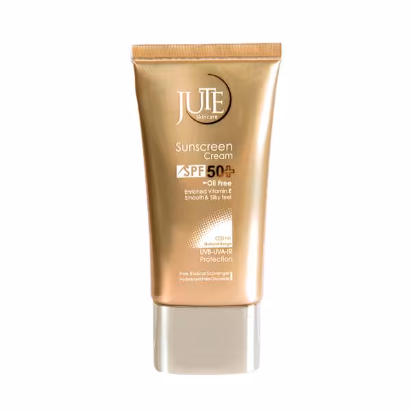 کرم ضدآفتاب SPF 50 پوست چرب ژوت ( بژ طبیعی )