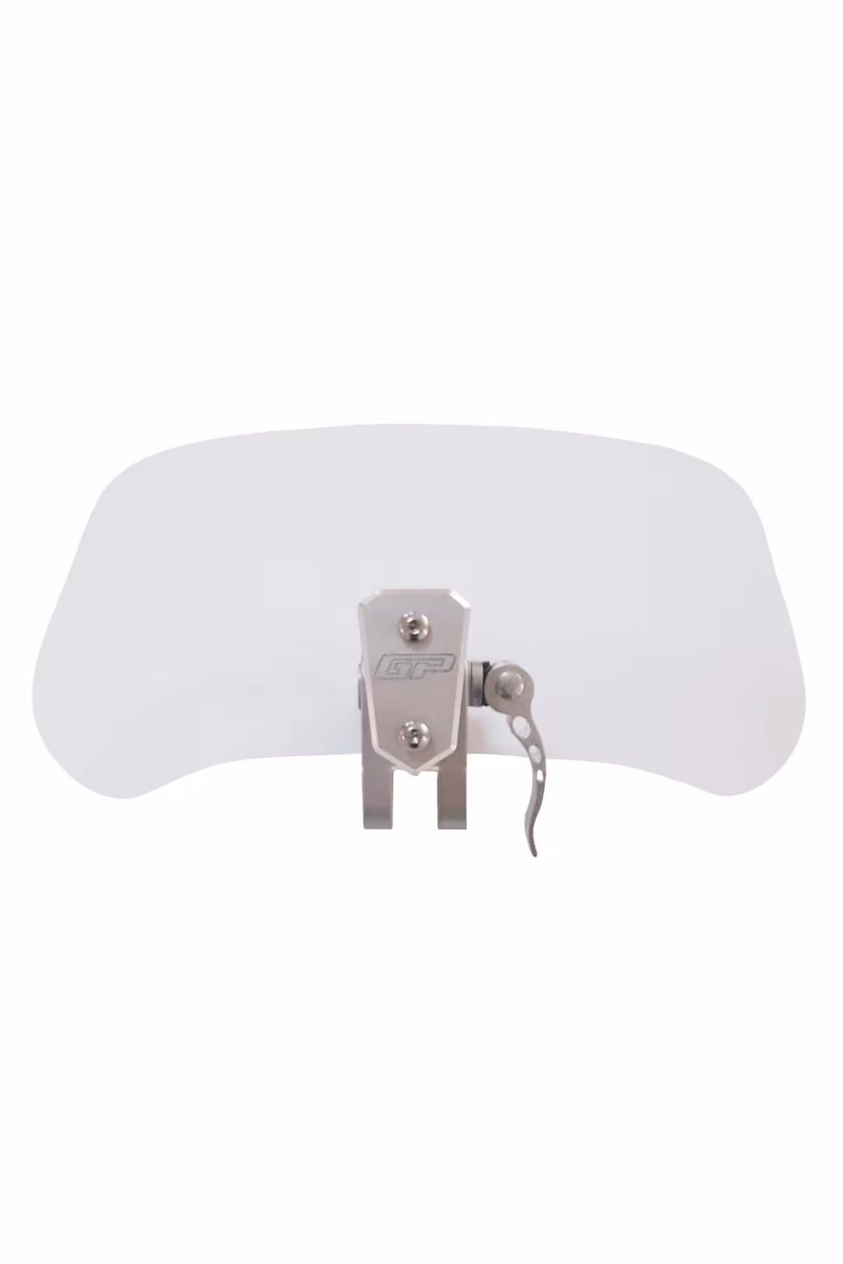 شیشه جلو موتورسیکلت مشکی GP COMPOSITE GP104 UNIVERSAL ELEVATOR DEFECTOR شفاف سیاه و سفید GP KOMPOZİT