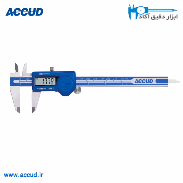 کولیس دیجیتال 15 سانتی متر (صفحه بزرگ) Accud (اکیود) مدل 111-006-13
