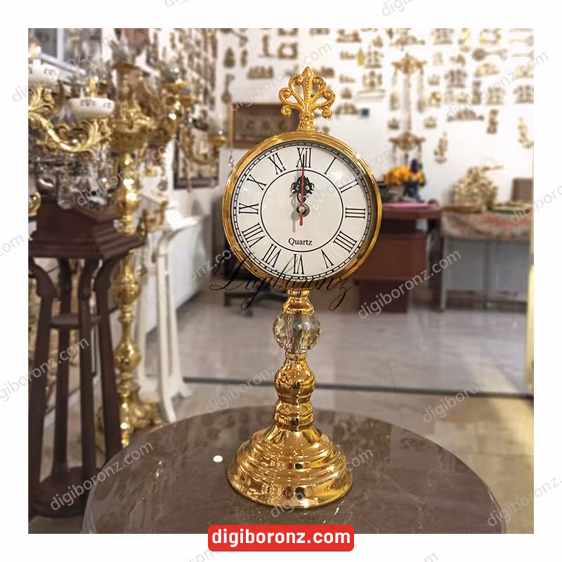 ساعت رومیزی زیتونی