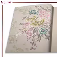 کاغذ دیواری گلدار Md 1245
