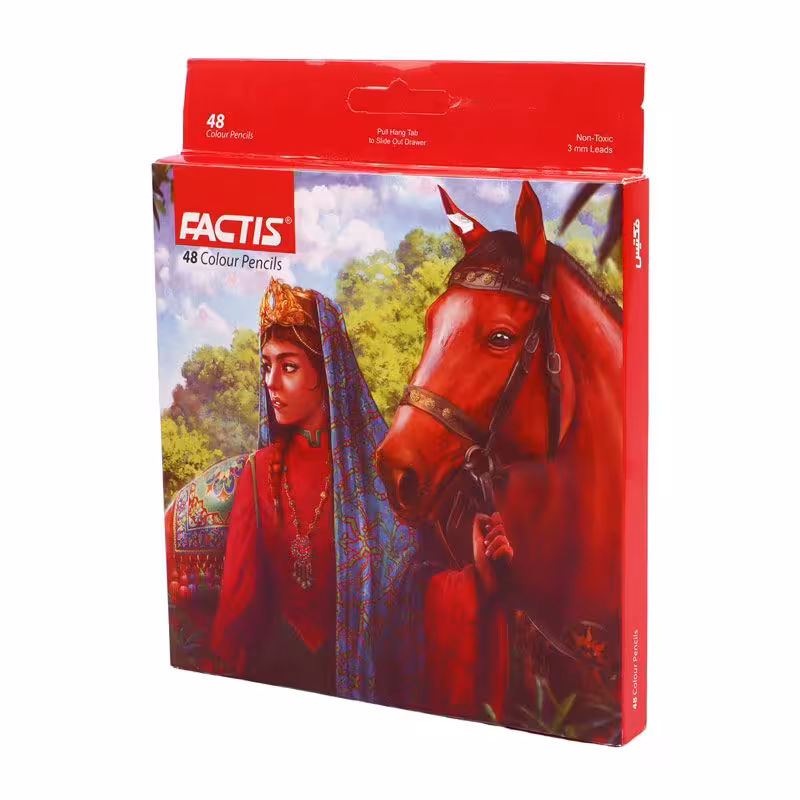 مداد رنگی 48 رنگ فکتیس Factis F07112348
