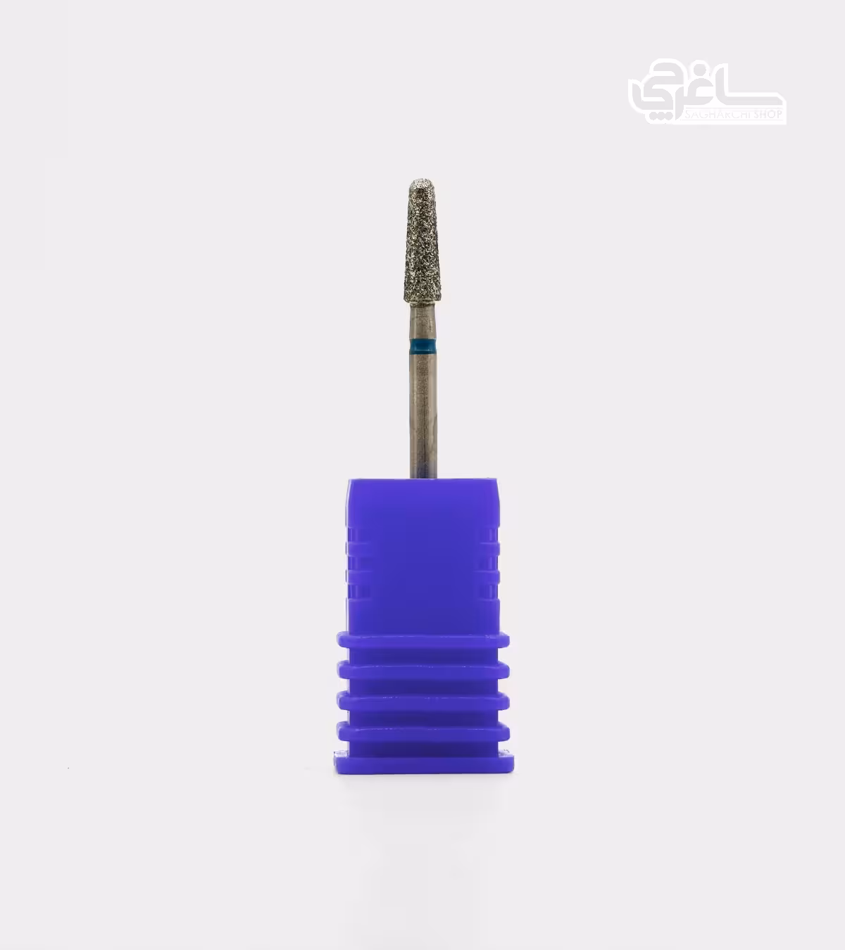 سر سوهان شنی مانیکور ناخن نوار آبی استوانه‌ای (کد 06)