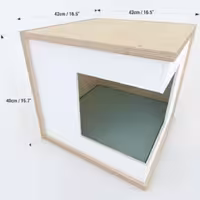 خانه چوبی سگ و گربه – مدل B114