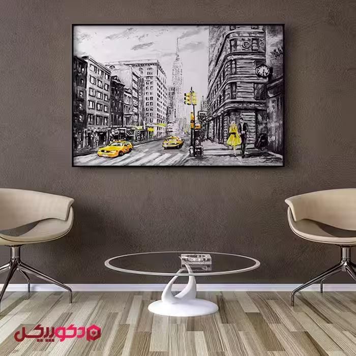 تابلو مخمل طرح نیویورک P36