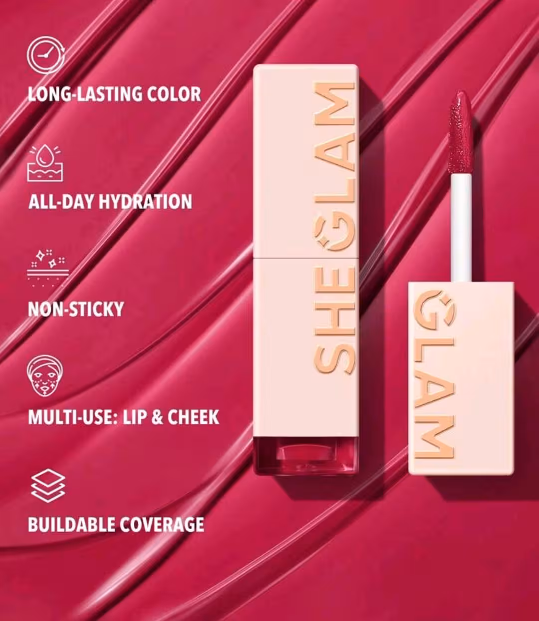 رژ لب مایع SHEGLAM Take A Hint Lip Tint