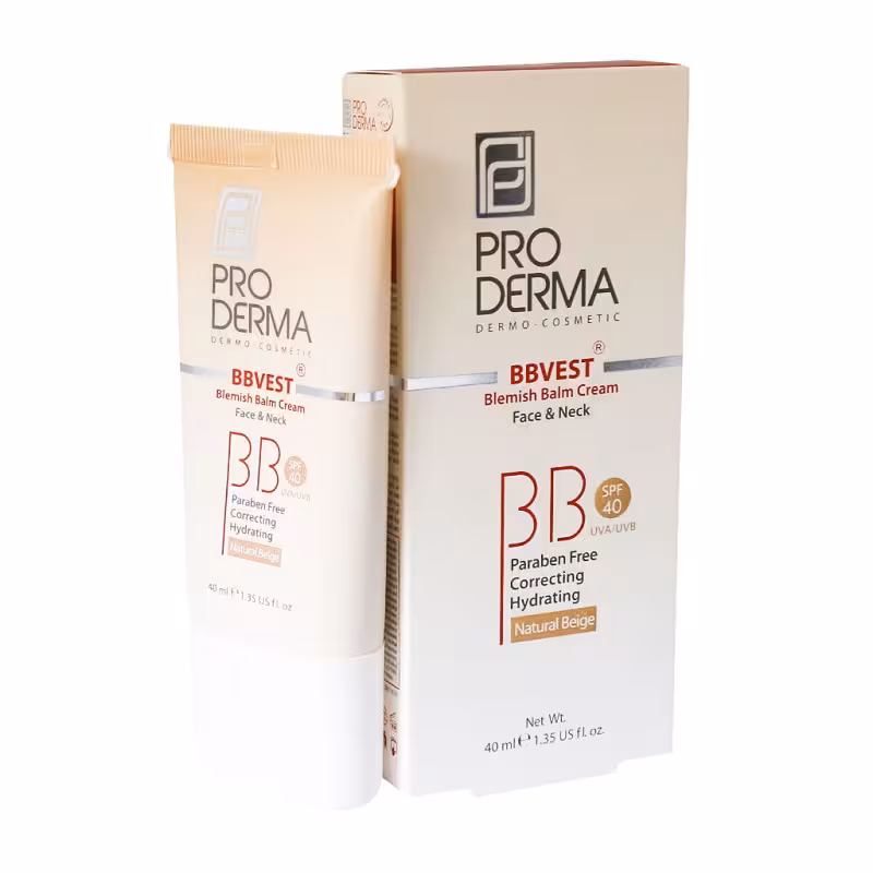 بی بی کرم SPF40 پرودرما برای پوست چرب و جوشدار 40 میل
