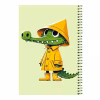 دفتر مشق 80 برگ اس جی مدل تمساح و کلاه