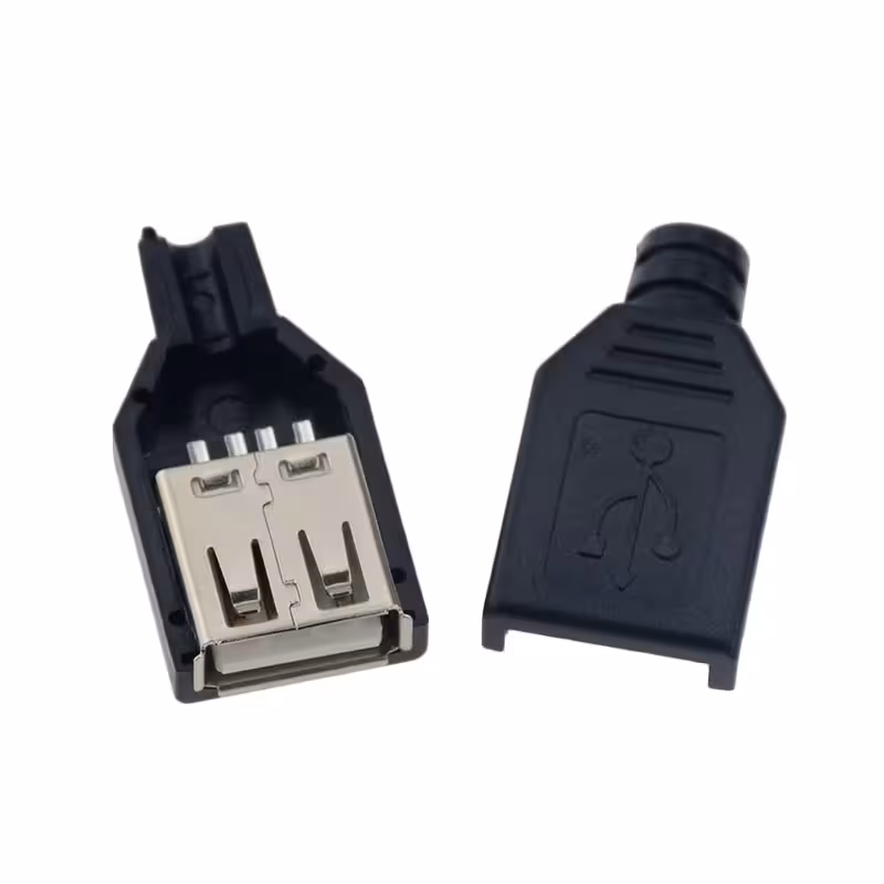 کانکتور مادگی USB A کاور دار