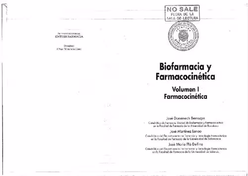 خرید و دانلود نسخه کامل کتاب Biofarmacia y farmacocinética