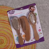 شانه و برس چوبی 3 عددی only