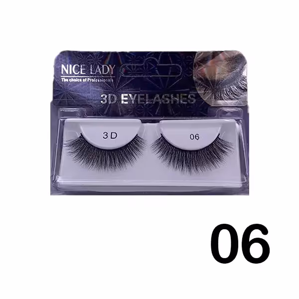 مژه جفتی 3D نایس لیدی شماره 06