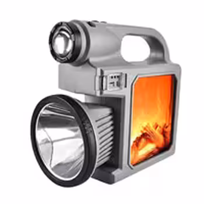 نور افکن و چراغ قوه دستی خورشیدی قابل شارژ مدل W5160A