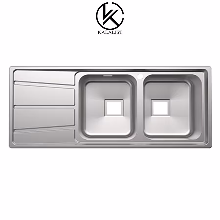 سینک ظرفشویی استیل توکار آلتون مدل ST1161R