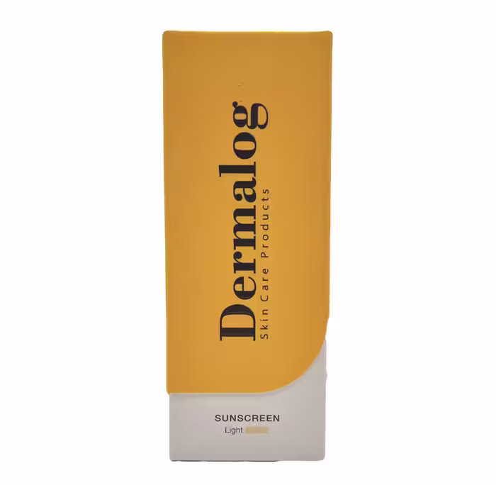 درمالوگ کرم ضدآفتاب فاقد چربی بژ روشن spf 50