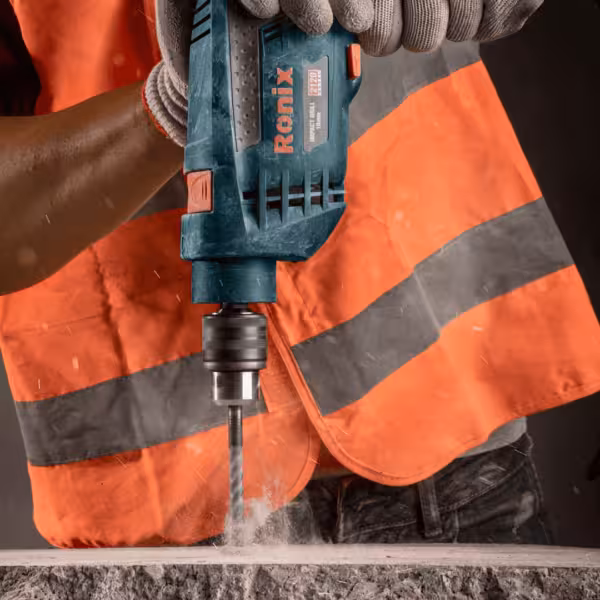 دریل 10 میلی متر چکشی 750 وات-آچاری رونیکس کد 2120
