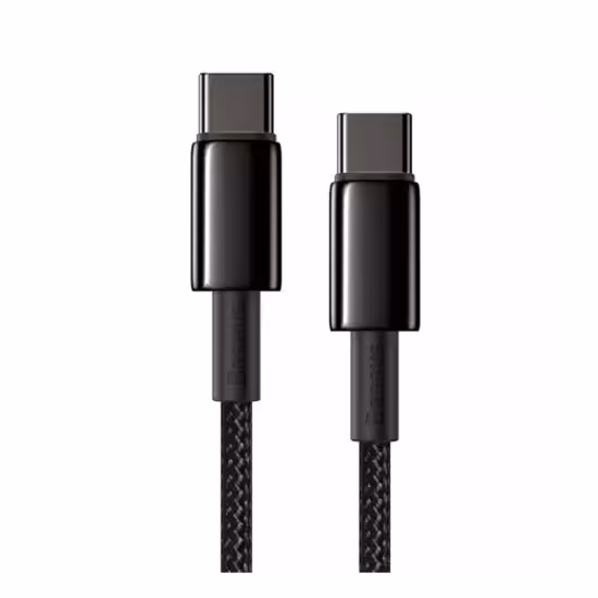 کابل 1 متری Type-C بیسوس مدل Baseus Tungsten Gold CATWJ-01