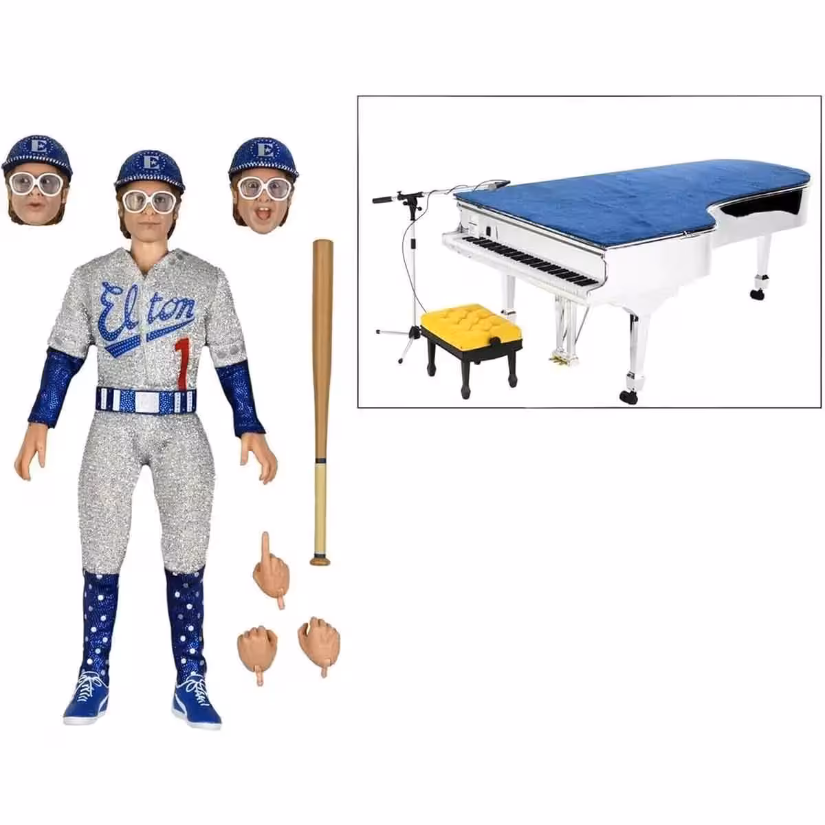 فیگور شاهکار از التون جان با پیانو سری Elton John Live برند Neca