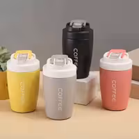 تراول ماگ دو طرفه تپل COFFEE