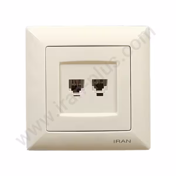 شبکه دوسوکت cat6 cat6 مدل الیزه کرم