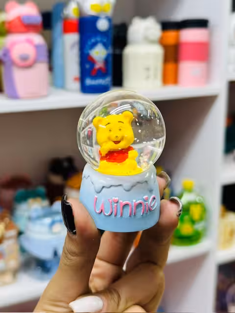 مینی گوی برفی چراغ دار پو 1