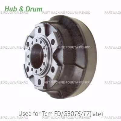کاسه چرخ جلو لیفتراک تی سی ام مدل Tcm FD/G30T6/T7 late