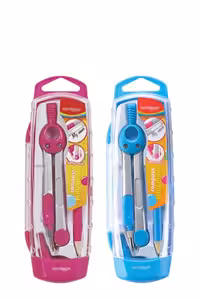 پرگار فلزی جعبه طلقی دو سر FA923307 اسکول فنس