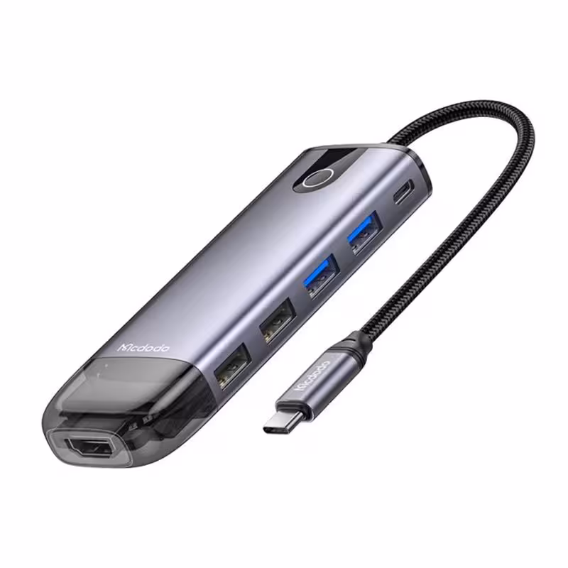 هاب 10 پورت USB-C مک دودو مدل HU-7420