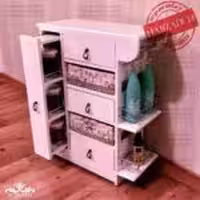 اوازه جا سیب پیاز جا بطری دار و سوپر دار سفید  613WHITE