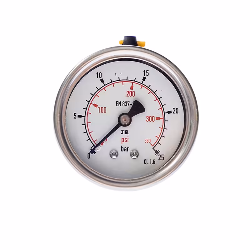 گیج فشار صفحه 6 سانت خشک 25 بار تابلویی