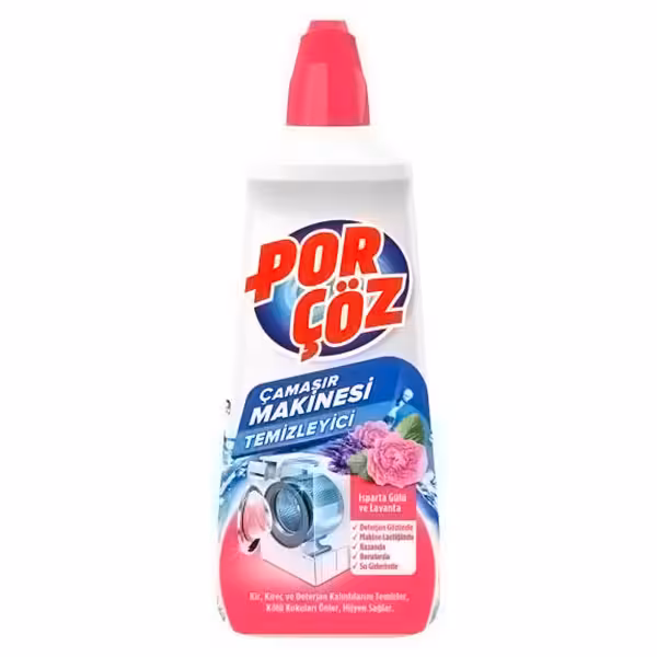 مایع جرم گیر ماشین لباسشویی پورچوز با رایحه گل اسپارتا و اسطوخودوس 400ml