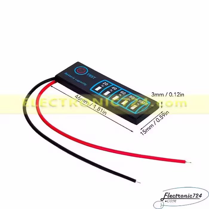 نمایشگر درصد شارژ باتری فلت JX-4615