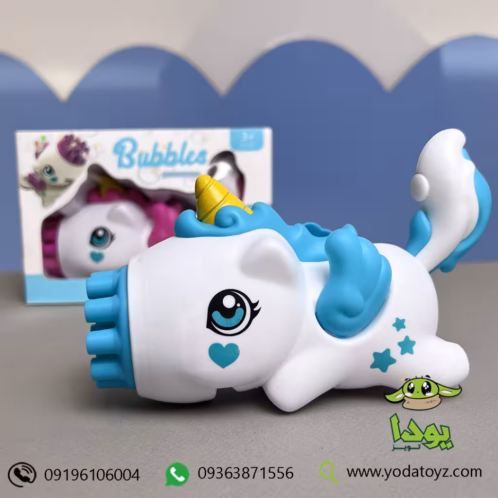 حباب ساز طرح یونیکورن رنگ سبز کد 335-1