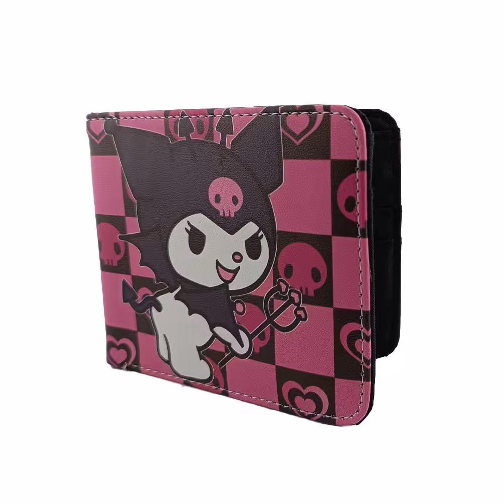 کیف پول چرمی طرح کرومی