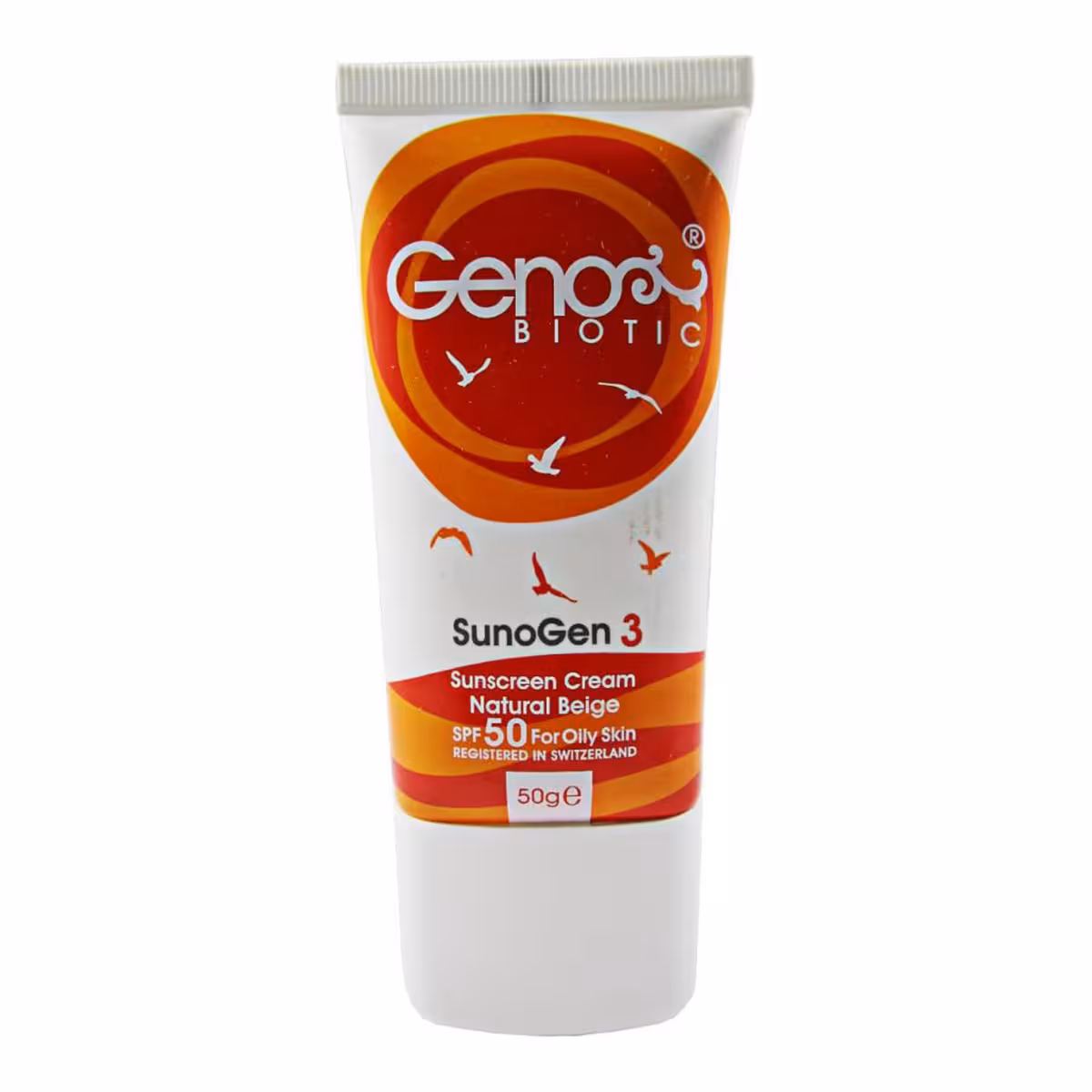 کرم ضد آفتاب پوست های چرب و مختلط SPF50 سان ژن 3 ژنوبایوتیک – Geno Biotic