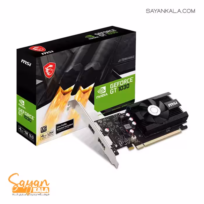 کارت گرافیک ام اس آی مدل Graphics Card MSI GeForce GT1030 4GB OC LP