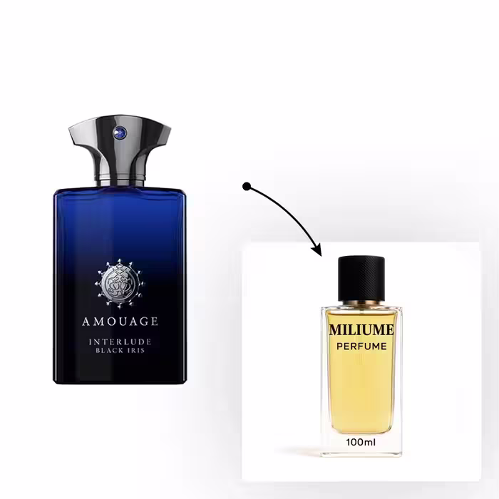 اسانس عطر Amouage Interlude Black Iris Man برند Argeville - کد 1307 - آمواج اینترلود بلک ایریس 100ML - میلیوم پرفیوم