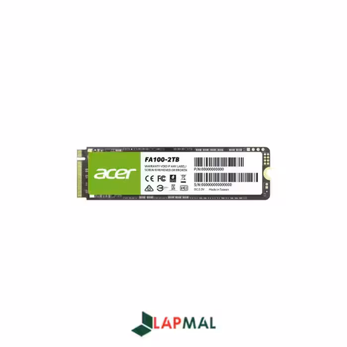 اس اس دی اینترنال ایسر مدل FA100 ظرفیت 2 ترابایت
فروشگاه اینترنتی تخصصی لپتاپ لپ مال