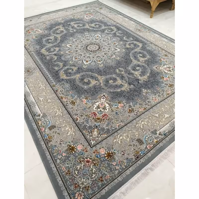 فرش700شانه ماشینی کاشان100درصدآکرلیک طرح مهساطوسی9متری(باارسال رایگان)