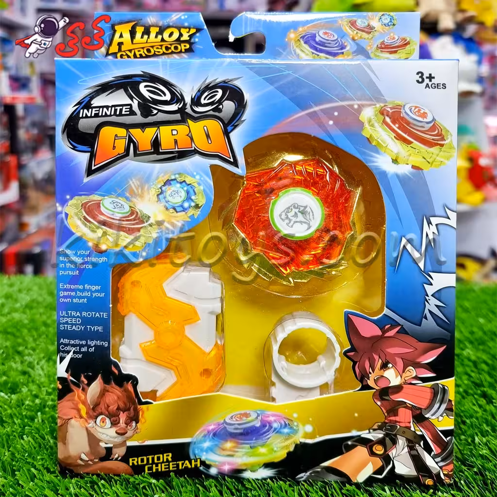 فرفره انفجاری نوری با مغزی فلزی اسباب بازی Gyro LSD97